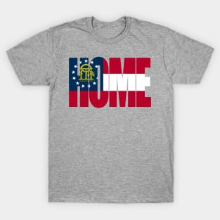 Georgia Home - State Flag T-Shirt
